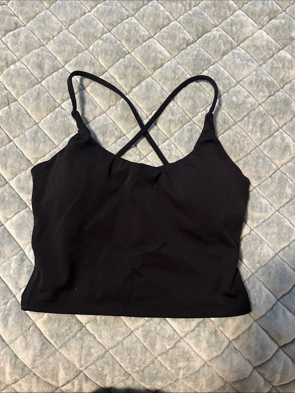 Amazon Black Crossback Camisole Tank Top